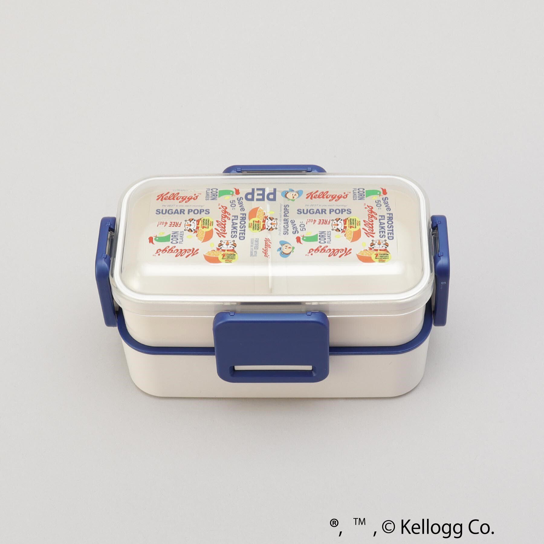 212 KITCHEN STORE「抗菌ふわっとランチボックス2段600ml パターン ＜Kellogg&rsquo;s ケロッグ＞」|その他|