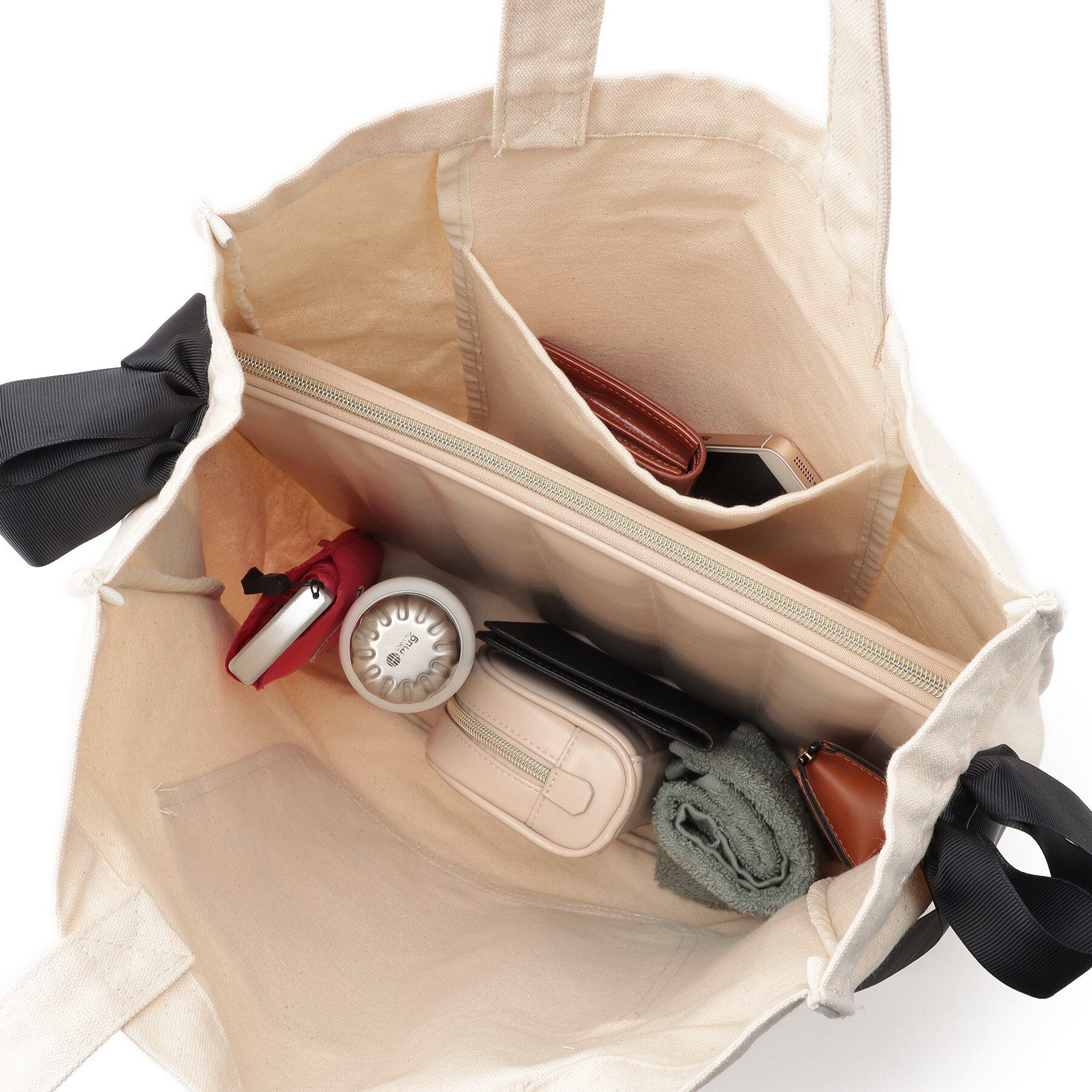 Ober Tashe「【新色入荷】推し活にもぴったり！リリアンリーナサイドリボントートバッグ」|トートバッグ|