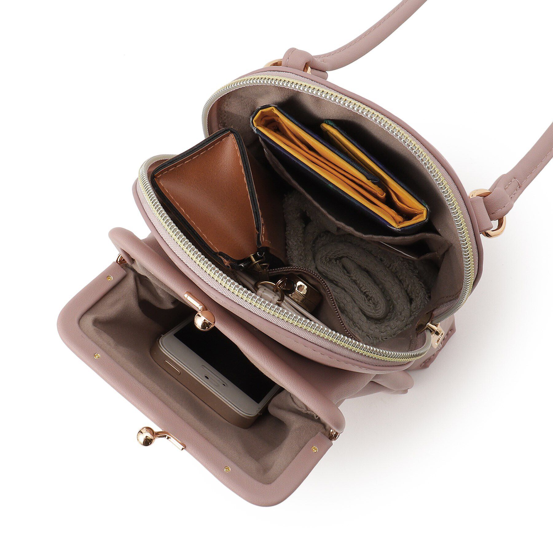 Ober Tashe「がま口タテ型ミニショルダー」|ショルダー・メッセンジャー|