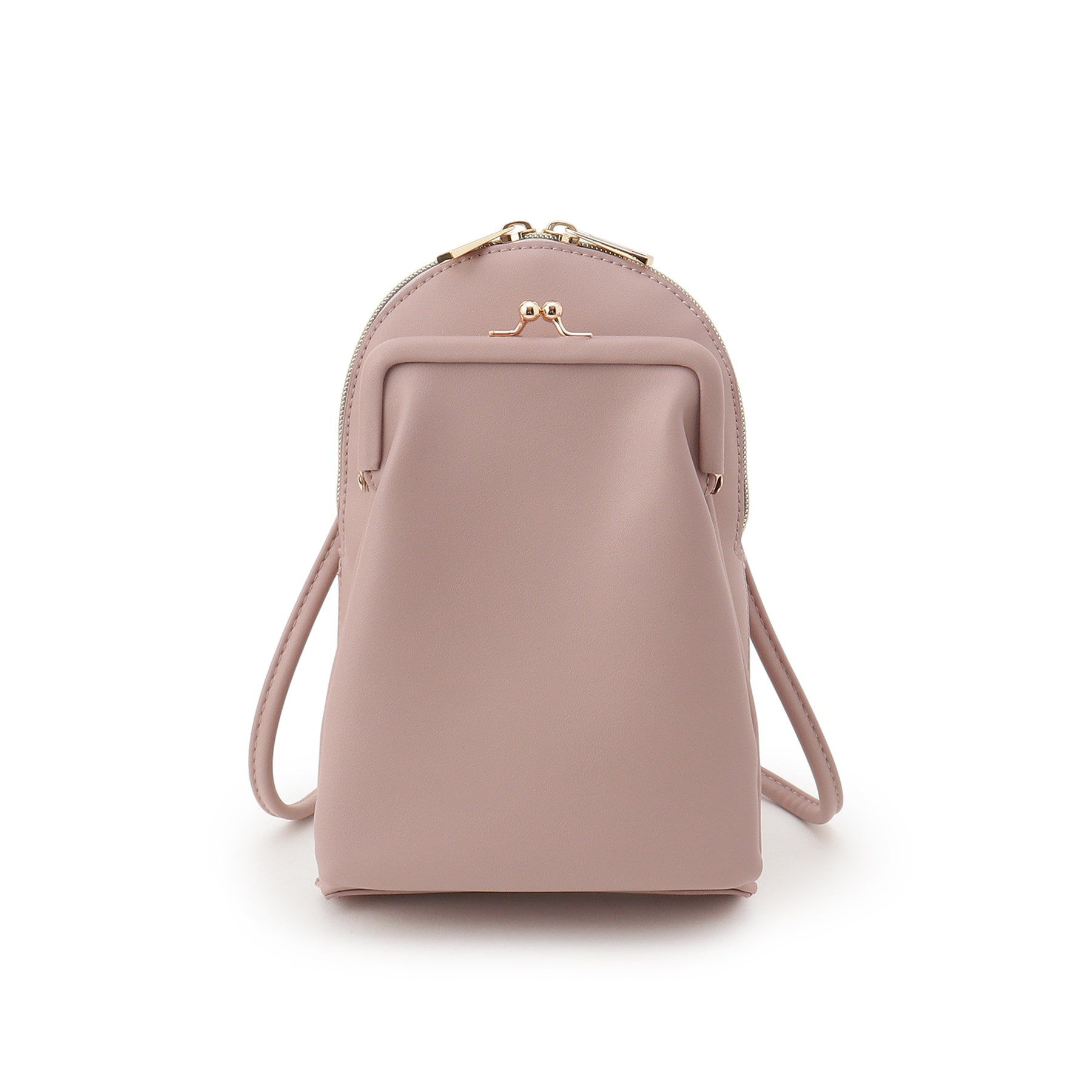 Ober Tashe「がま口タテ型ミニショルダー」|ショルダー・メッセンジャー|ピンク(072)