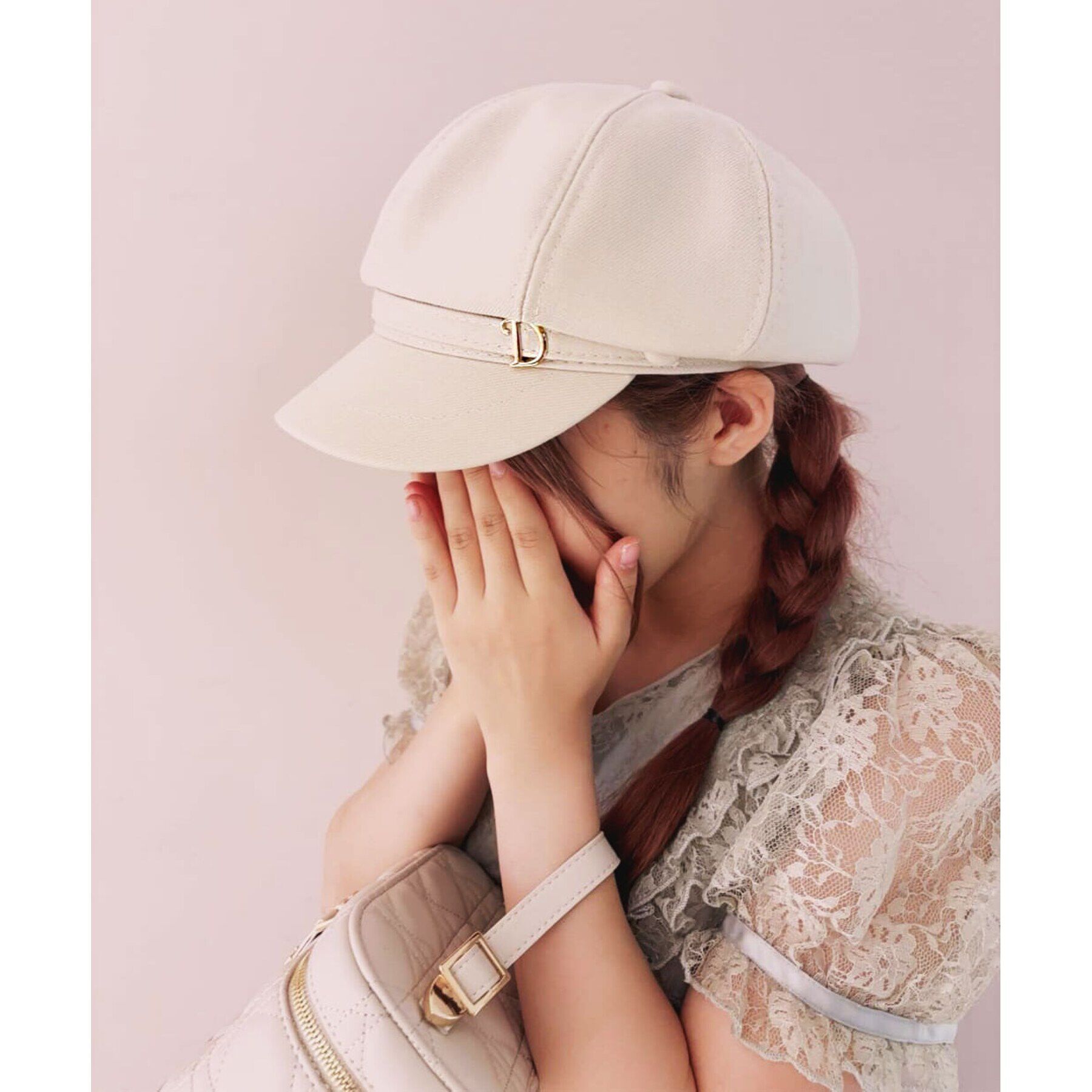 Grandedge「イニシャルハット キャスケット Dバックル」|キャップ・キャスケット|