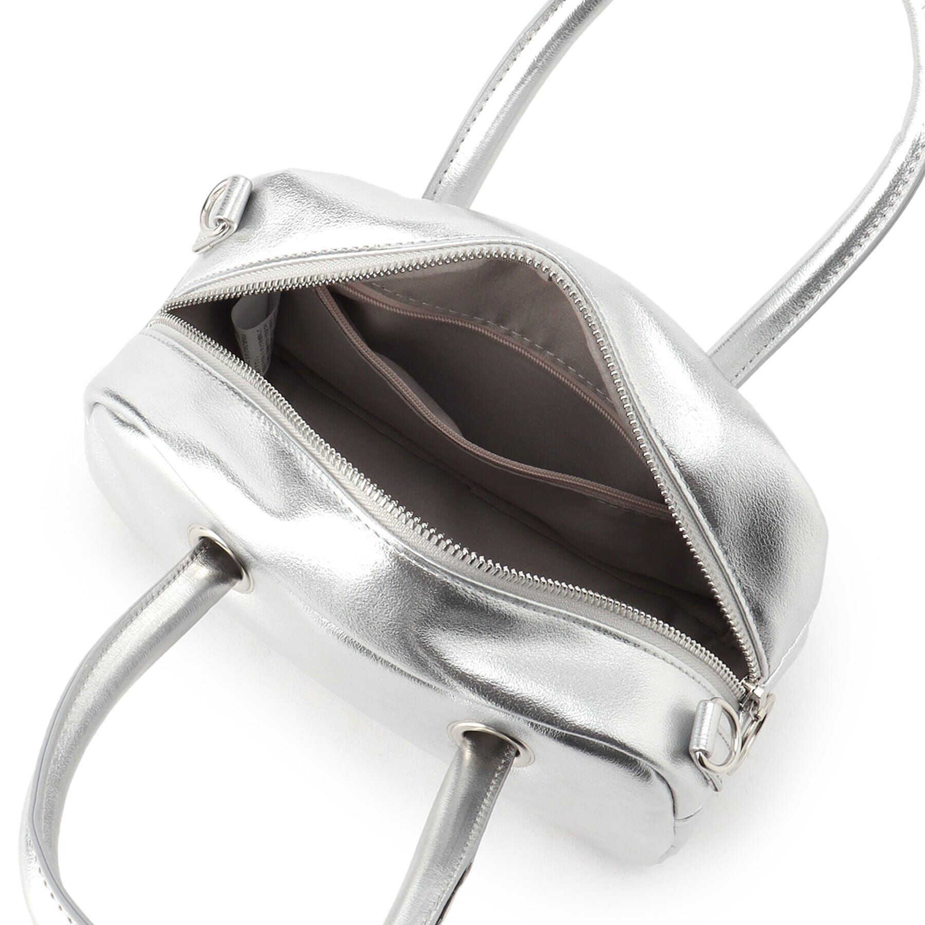 Ober Tashe「ショルダーバッグ メタリック 2WAY ミニ ボストン」|ショルダー・メッセンジャー|