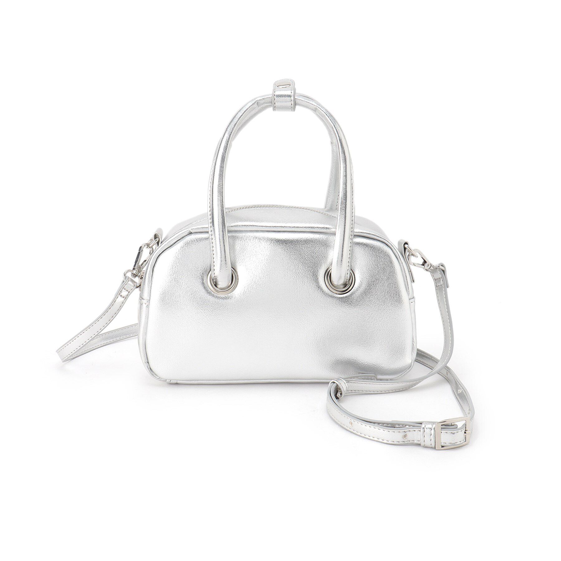 Ober Tashe「ショルダーバッグ メタリック 2WAY ミニ ボストン」|ショルダー・メッセンジャー|ブロンズ(208)