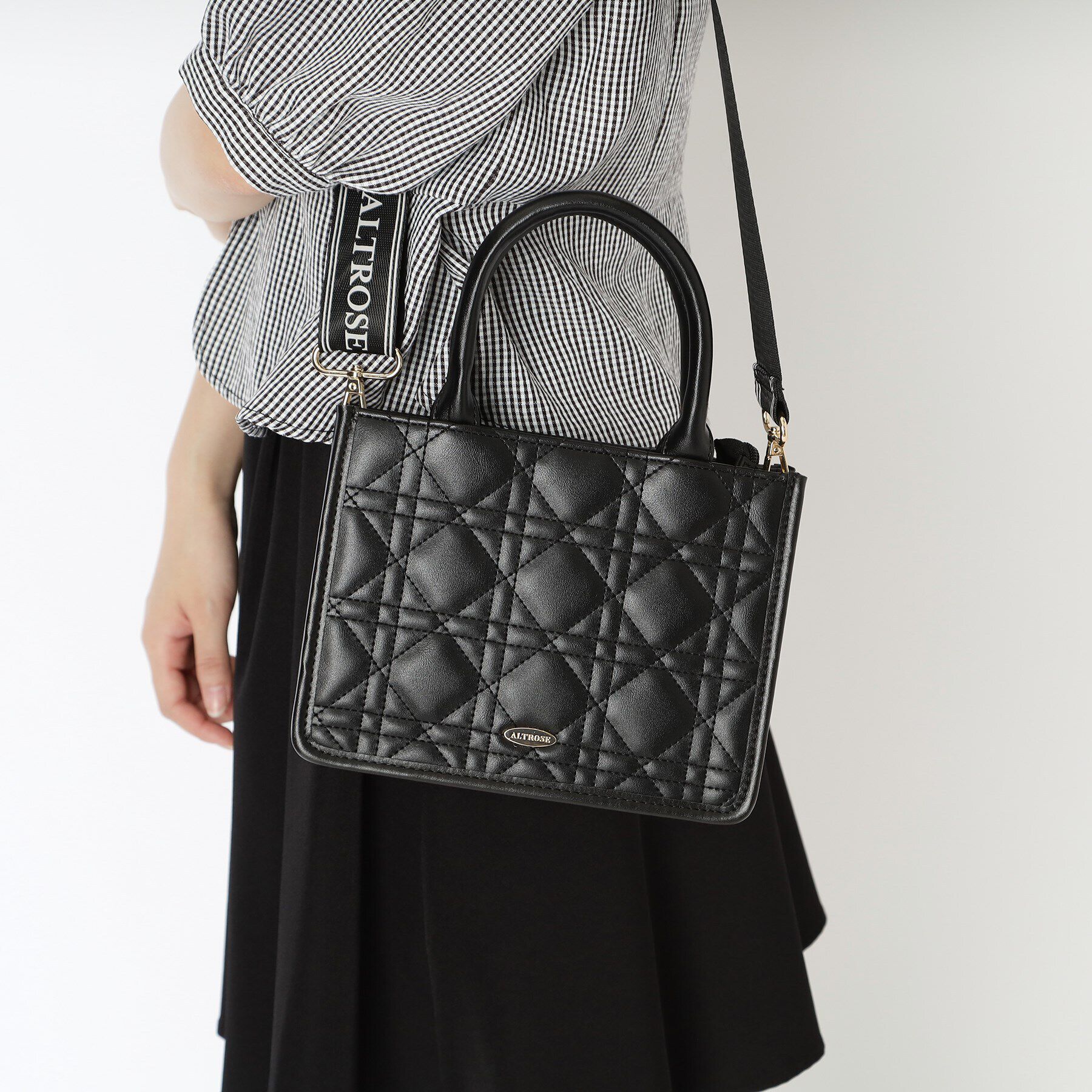 Ober Tashe「2WAYキルティングトート」|トートバッグ|