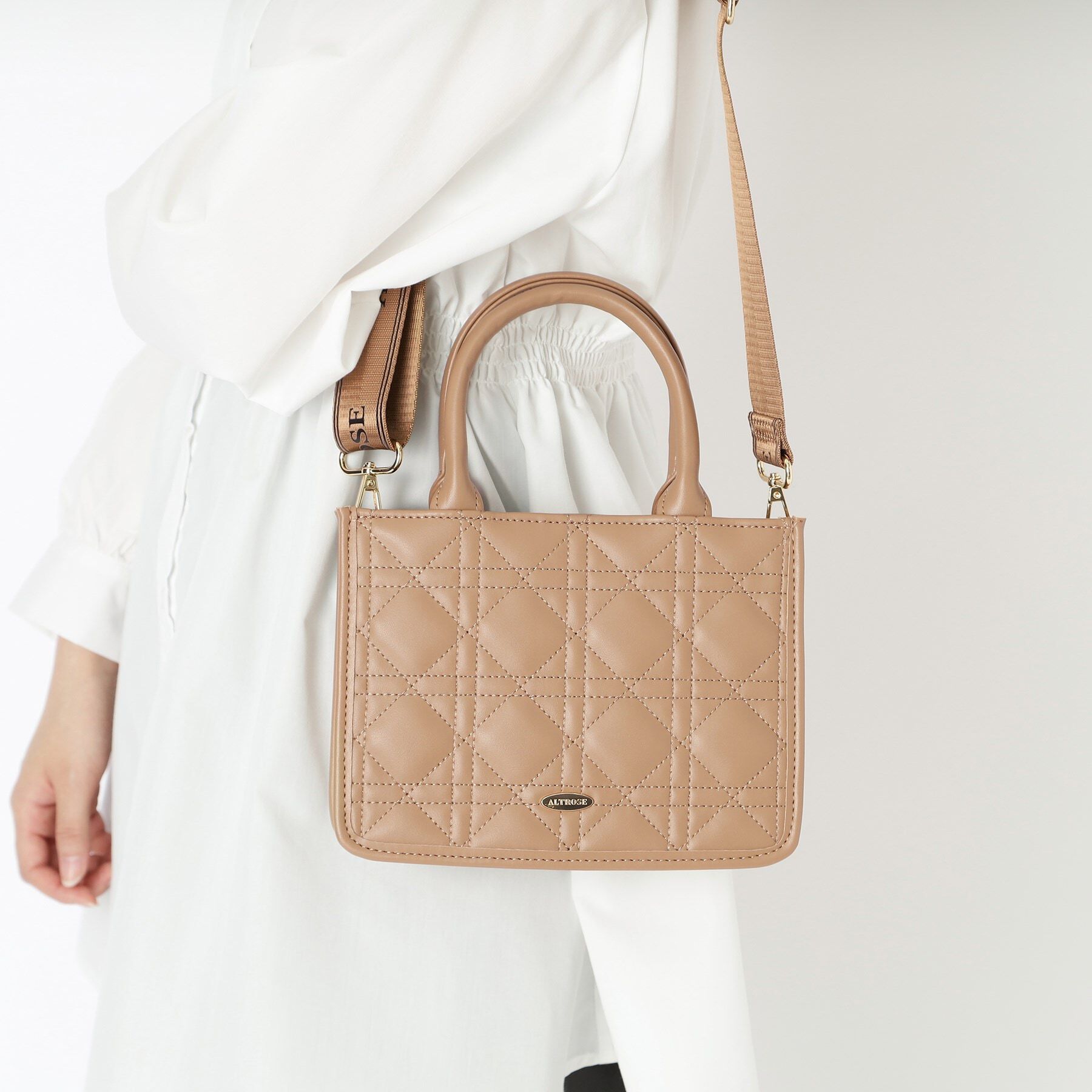 Ober Tashe「2WAYキルティングトート」|トートバッグ|