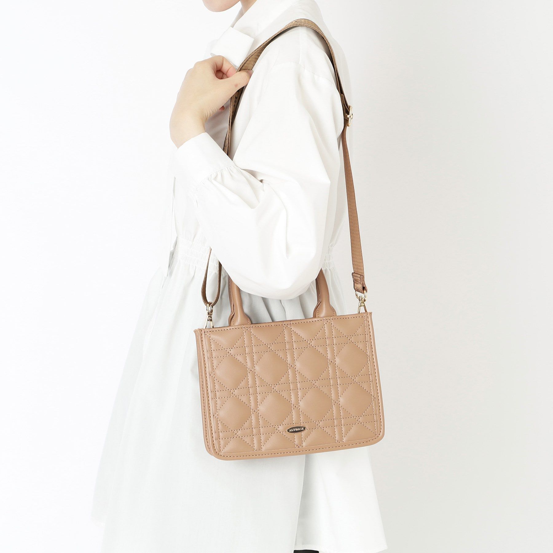 Ober Tashe「2WAYキルティングトート」|トートバッグ|