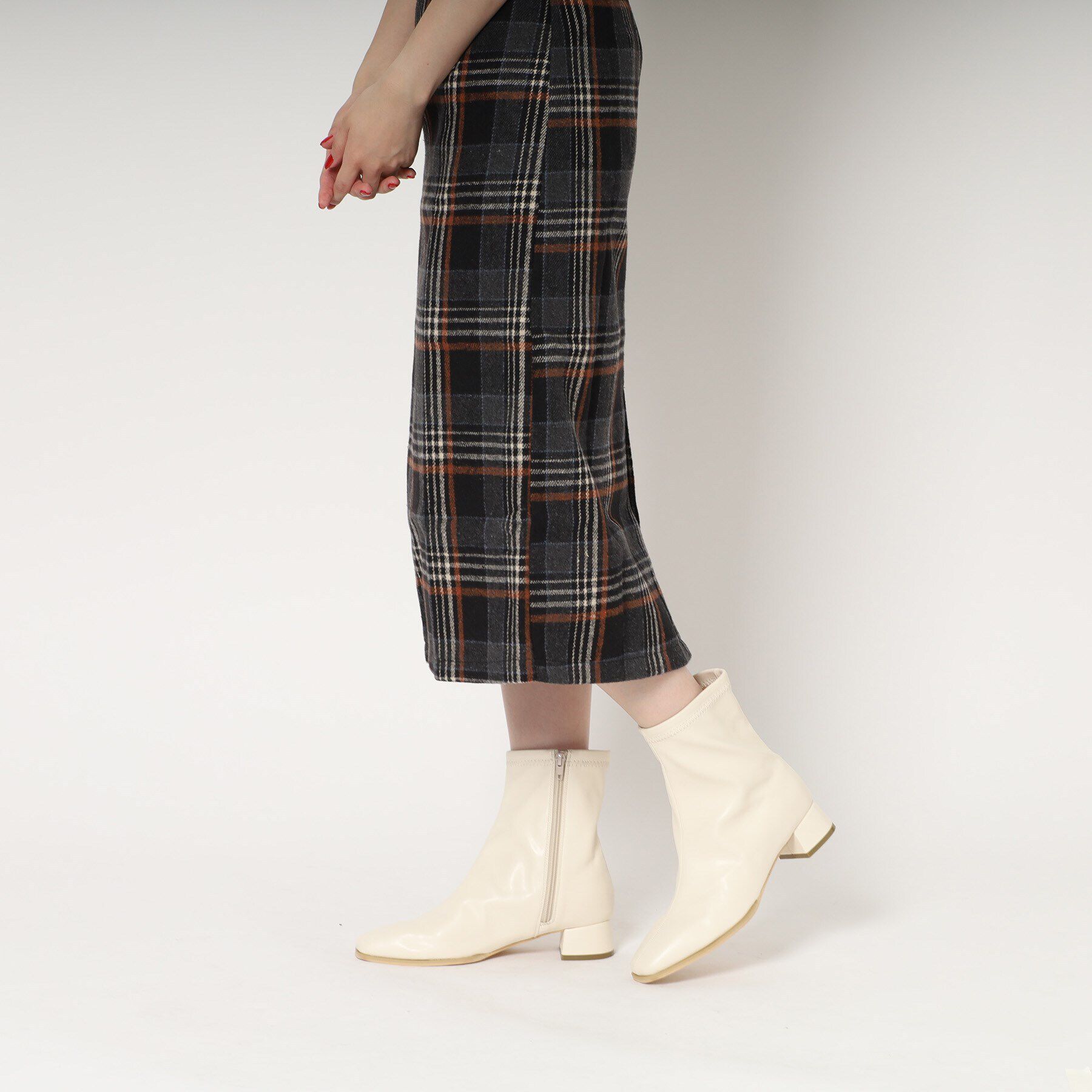 ESPERANZA「スクエアトゥショートブーツ【ESPERANZA_blanca】」|ショートブーツ|