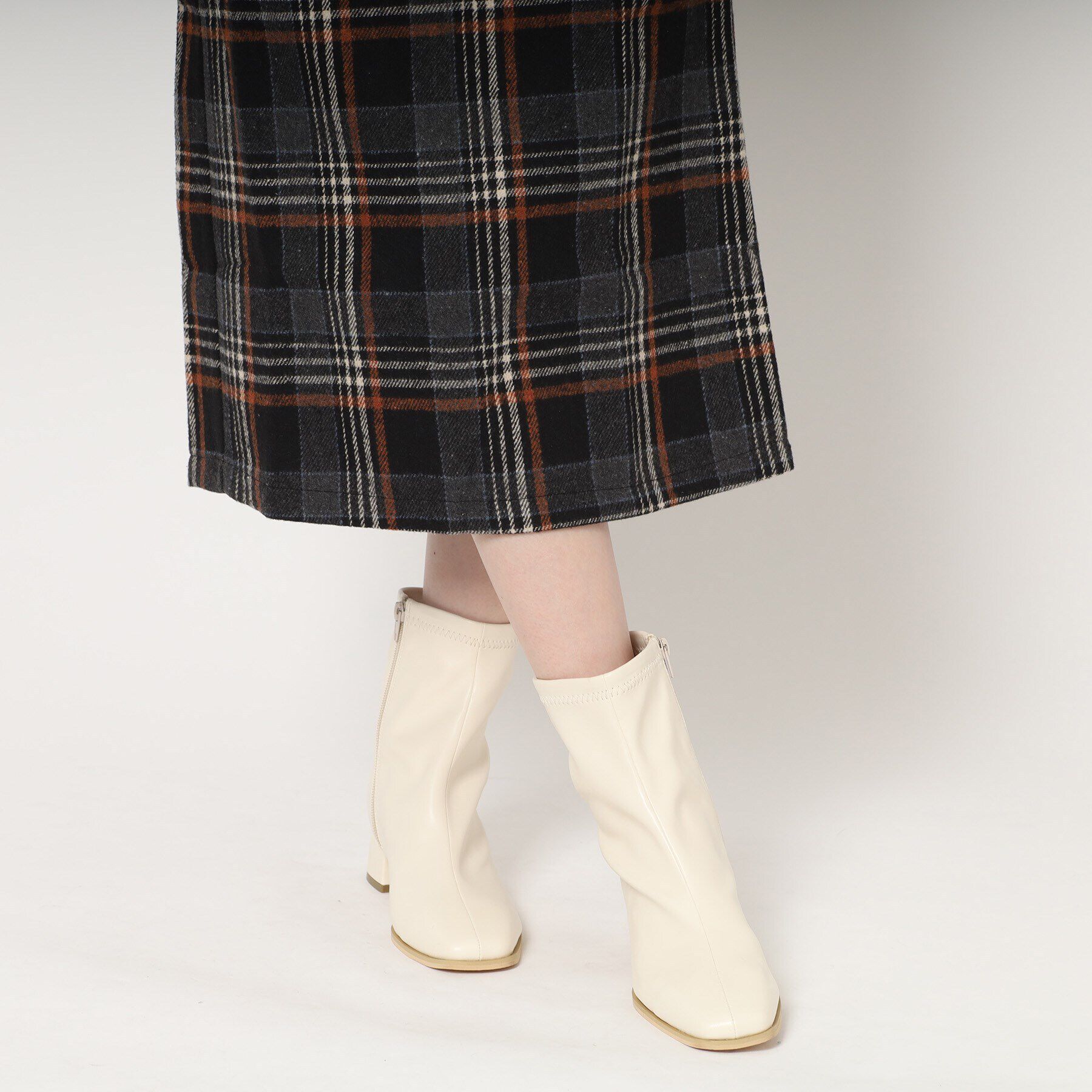 ESPERANZA「スクエアトゥショートブーツ【ESPERANZA_blanca】」|ショートブーツ|