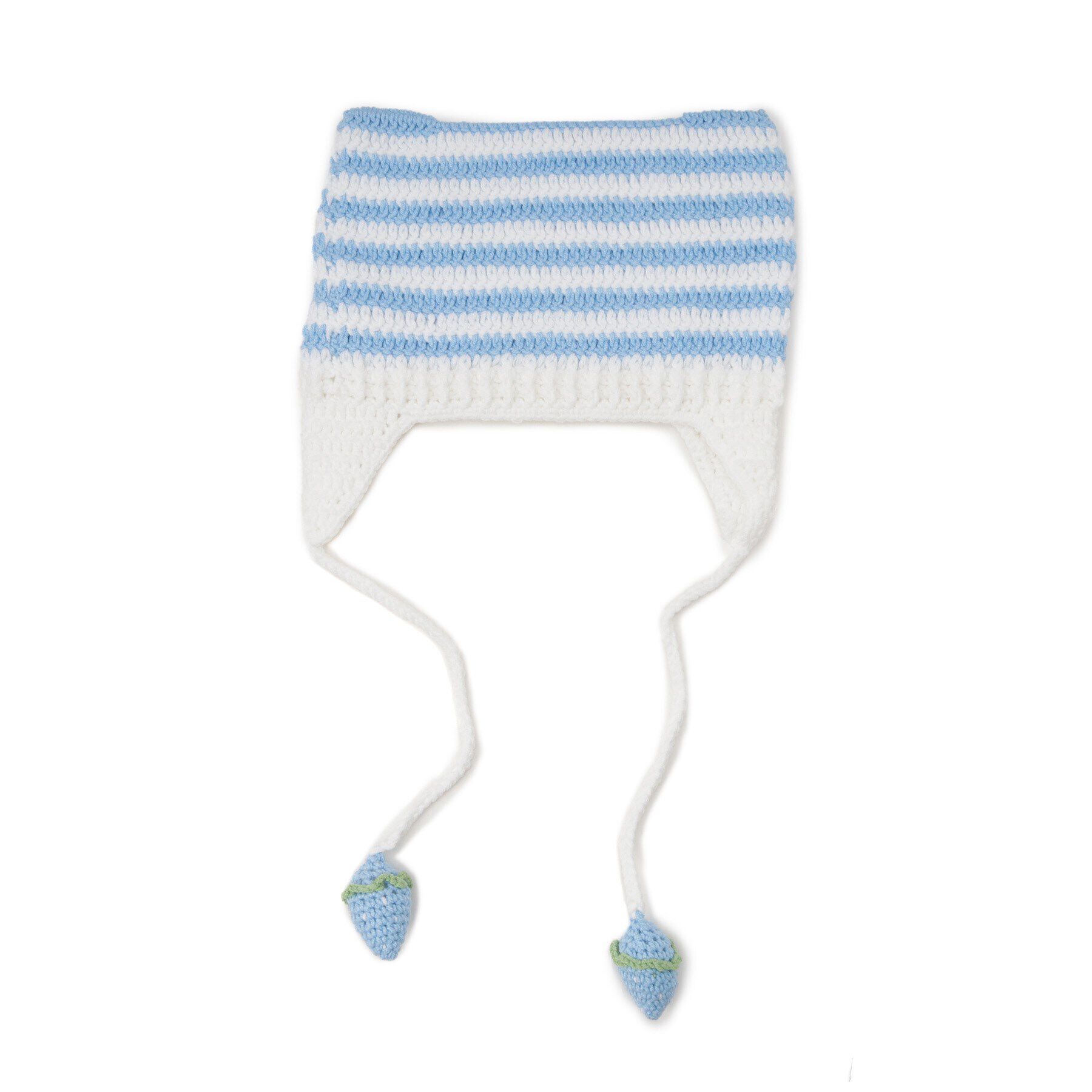 Grandedge「ボーダーネコミミニット帽」|ニット帽|