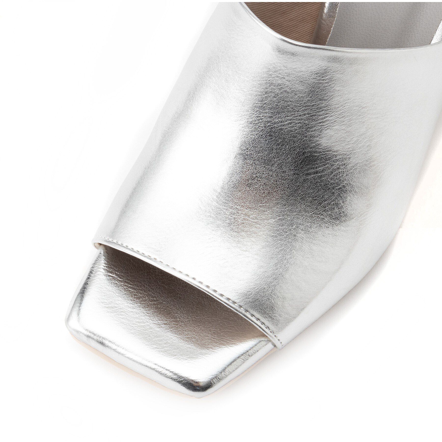 ESPERANZA「スクエアトゥブロックヒールサンダル 24SS」|サンダル|