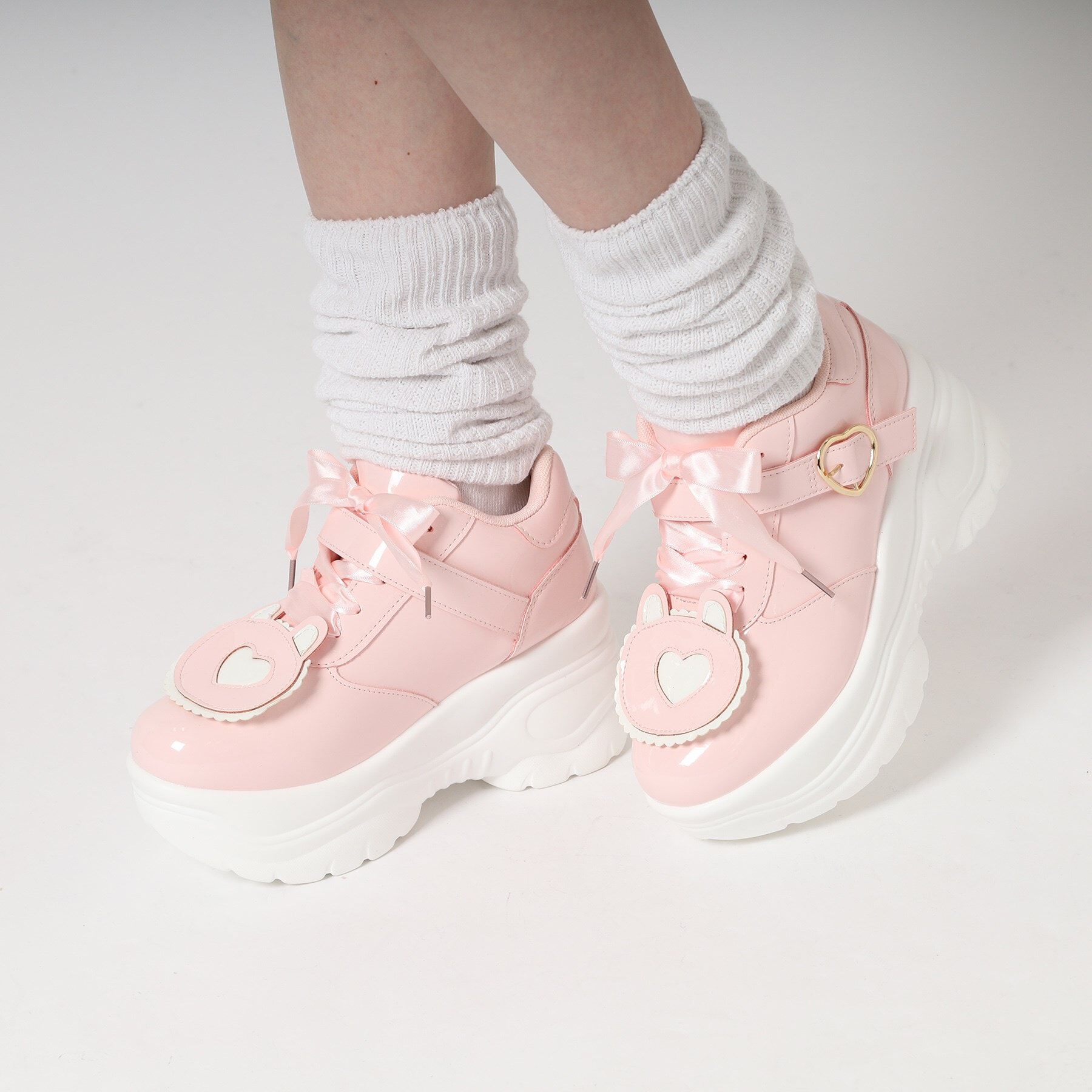 csT&P「厚底クマさんスニーカー」|スニーカー|