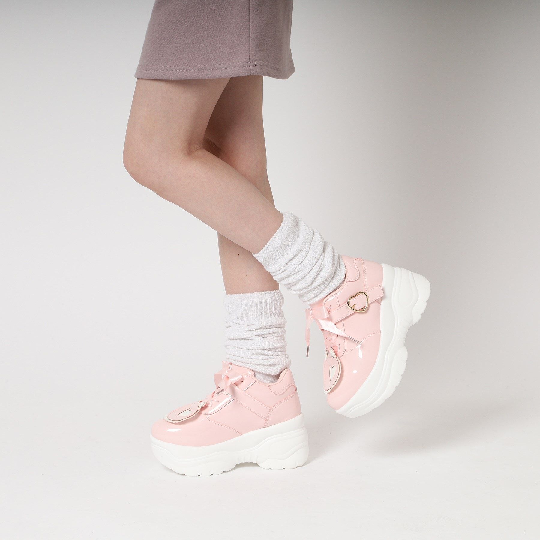 csT&P「厚底クマさんスニーカー」|スニーカー|