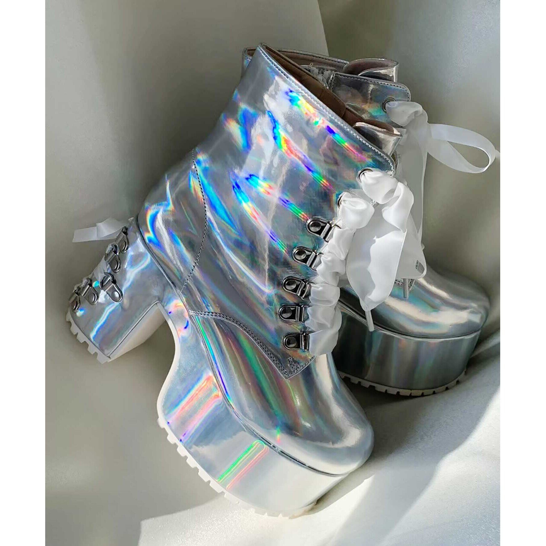 csT&P「厚底 ハトメ レースアップブーツ」|ショートブーツ|