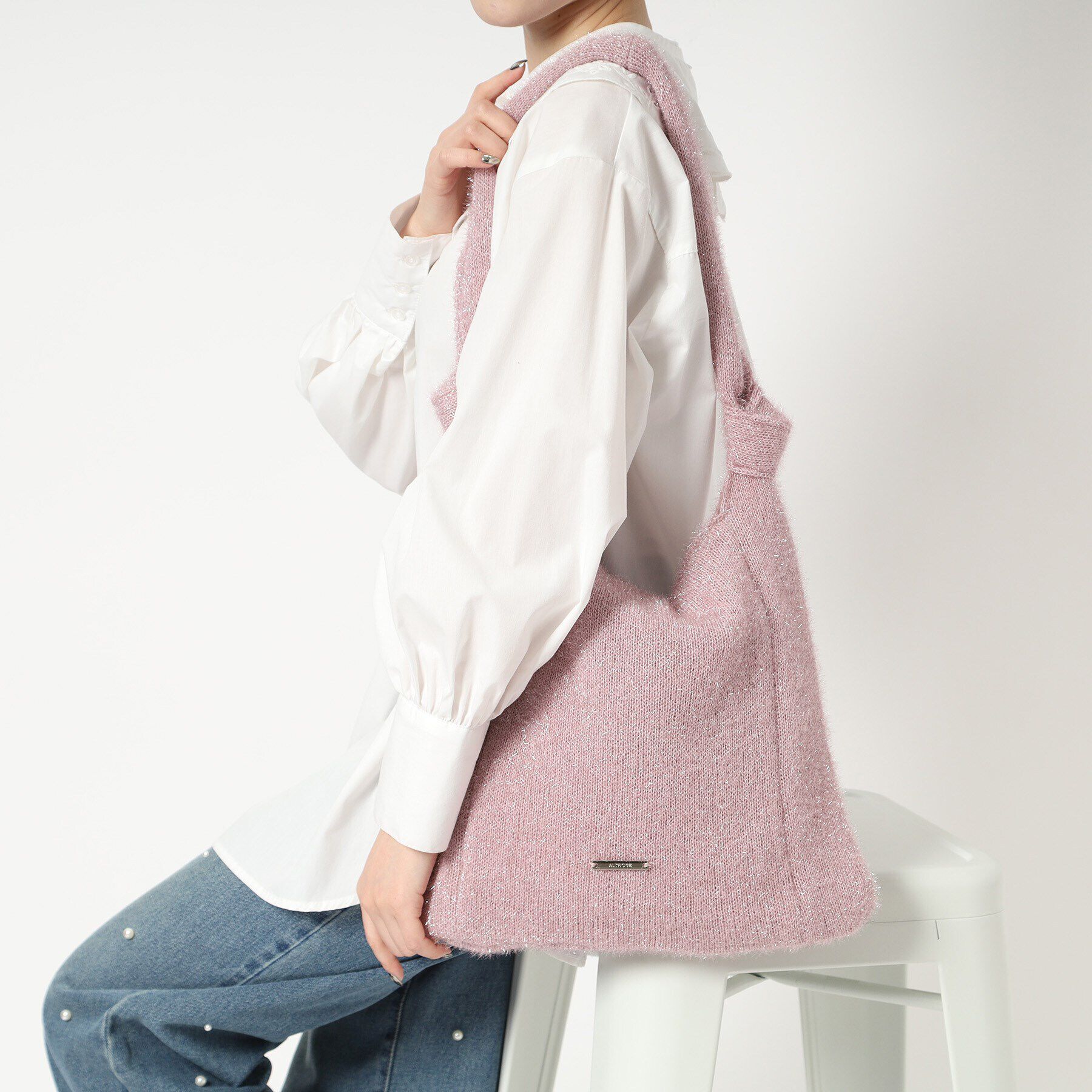 Ober Tashe「ラメトートバッグ」|トートバッグ|