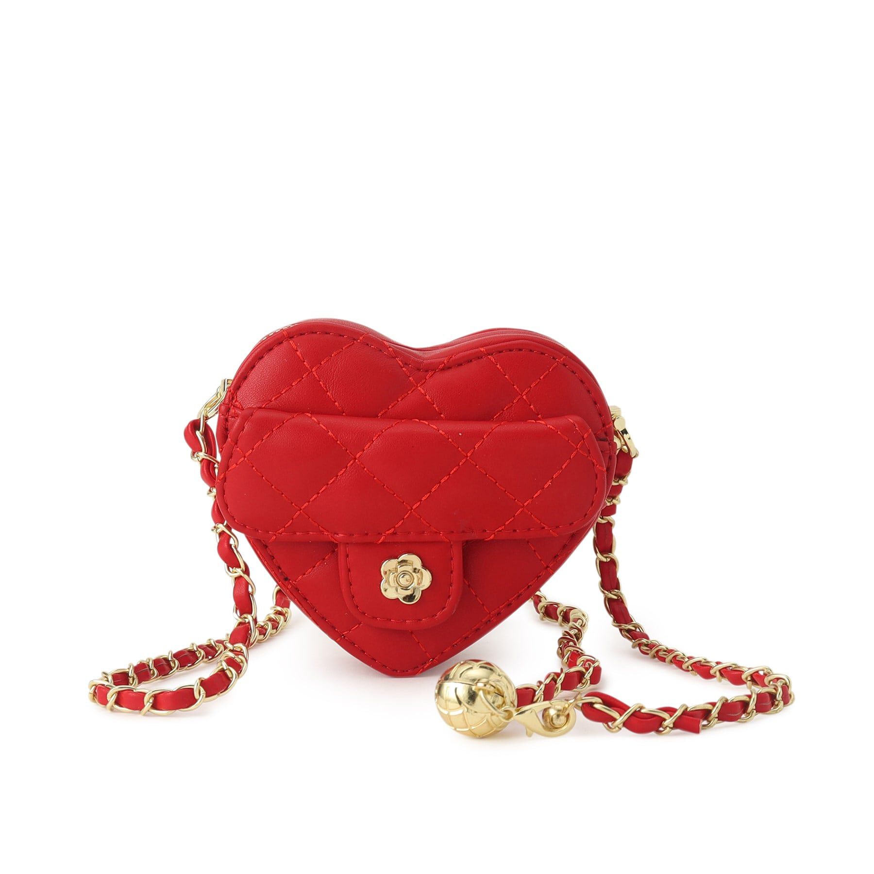 Ober Tashe「ハート型ショルダーバッグ」|ショルダー・メッセンジャー|レッド(062)