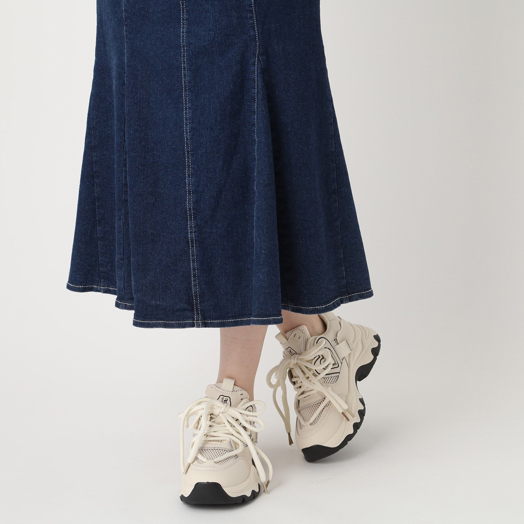 csT&P「厚底メッシュハートスニーカー」|スニーカー|