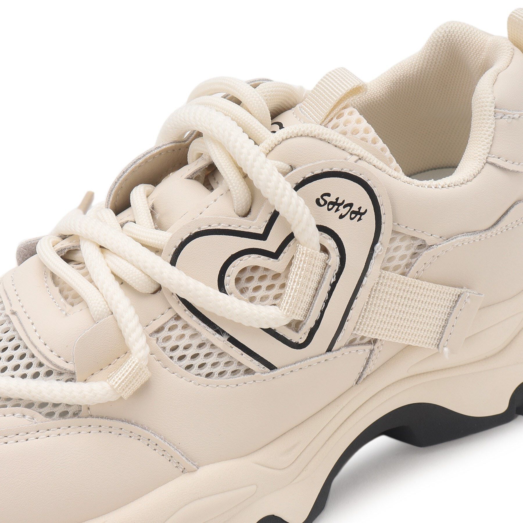 csT&P「厚底メッシュハートスニーカー」|スニーカー|