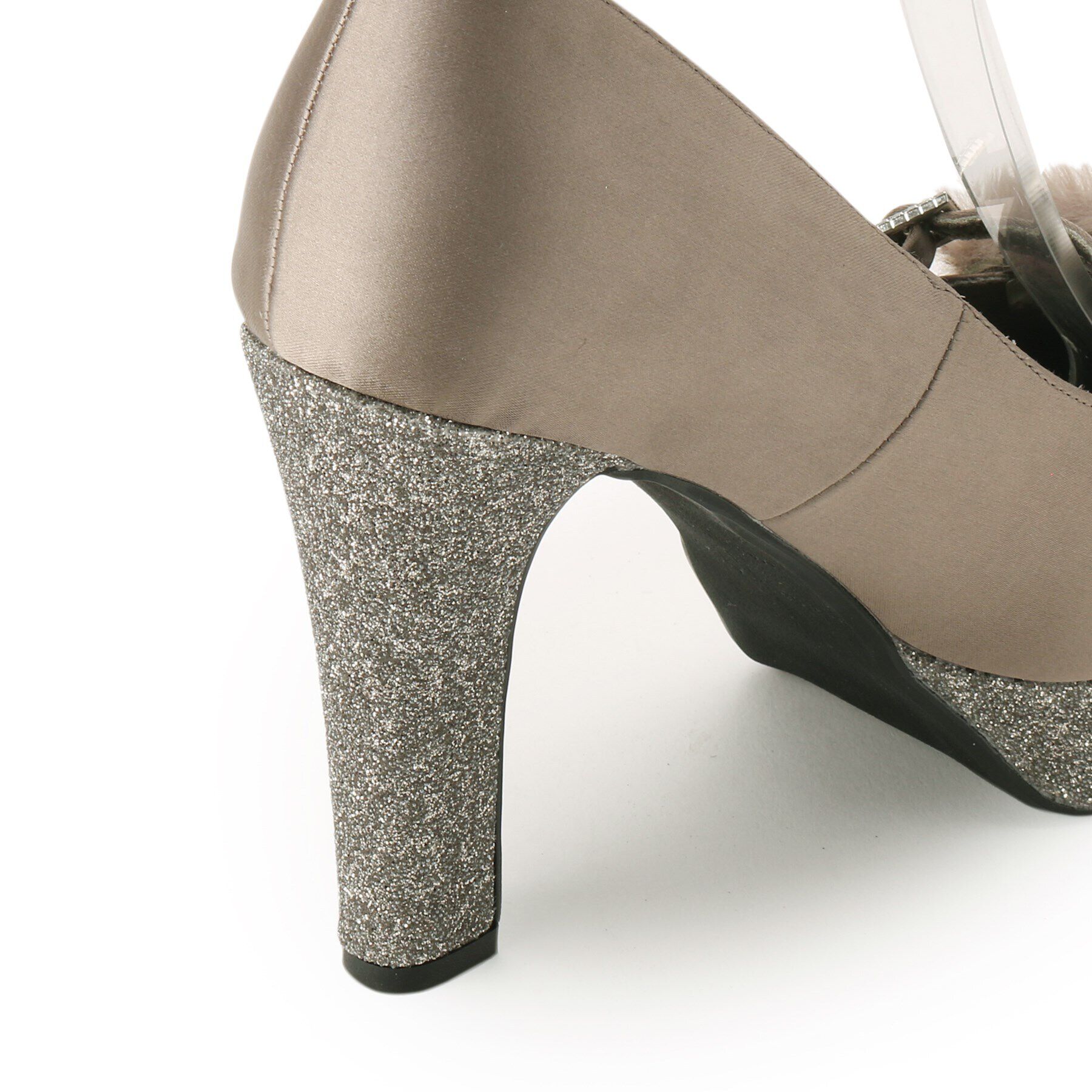 ESPERANZA「4WAYファー厚底グリッターパンプス」|パンプス|