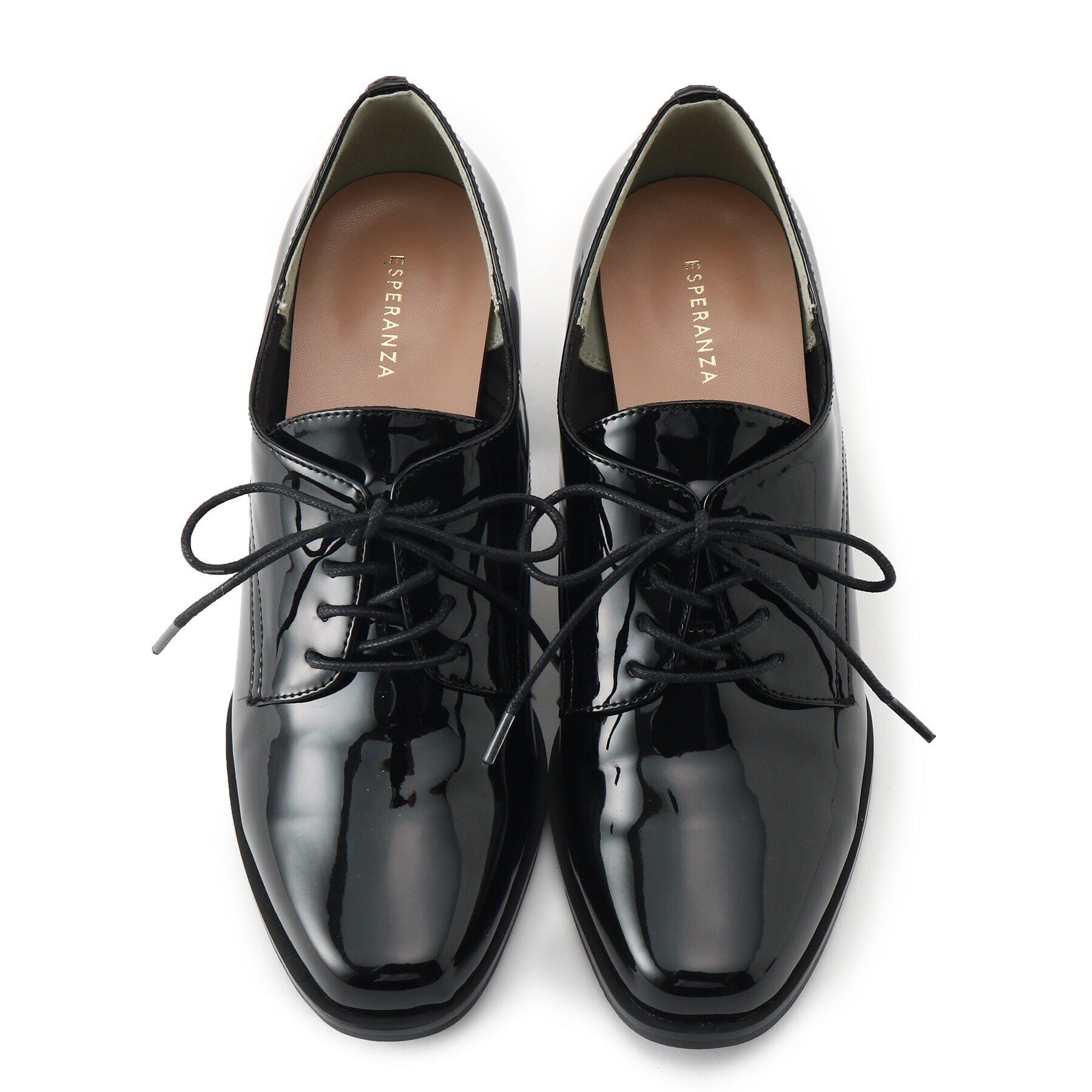 ESPERANZA「レースアップヒールパンプス/晴雨兼用」|パンプス|