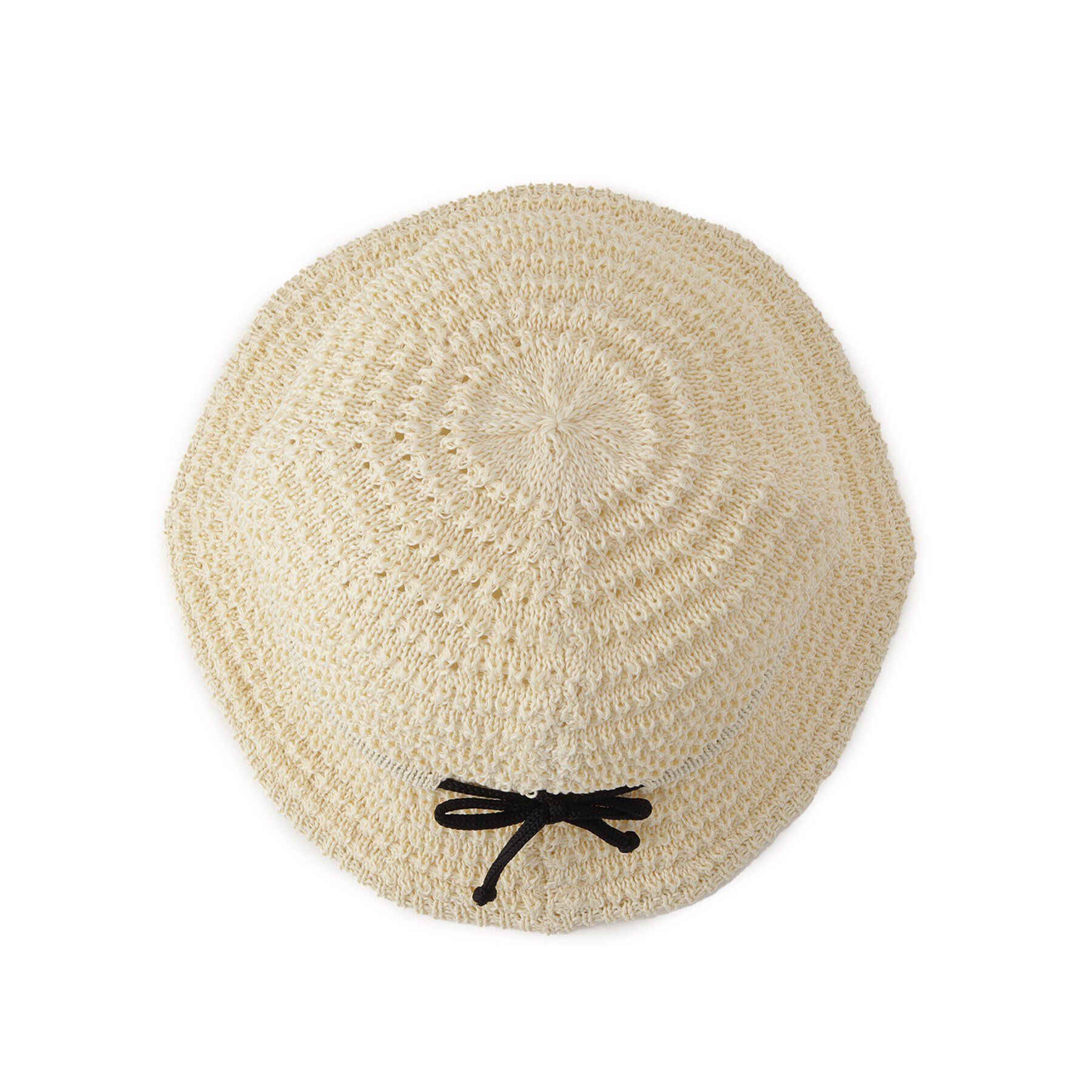 Grandedge「バックリボンニットハット」|ハット|