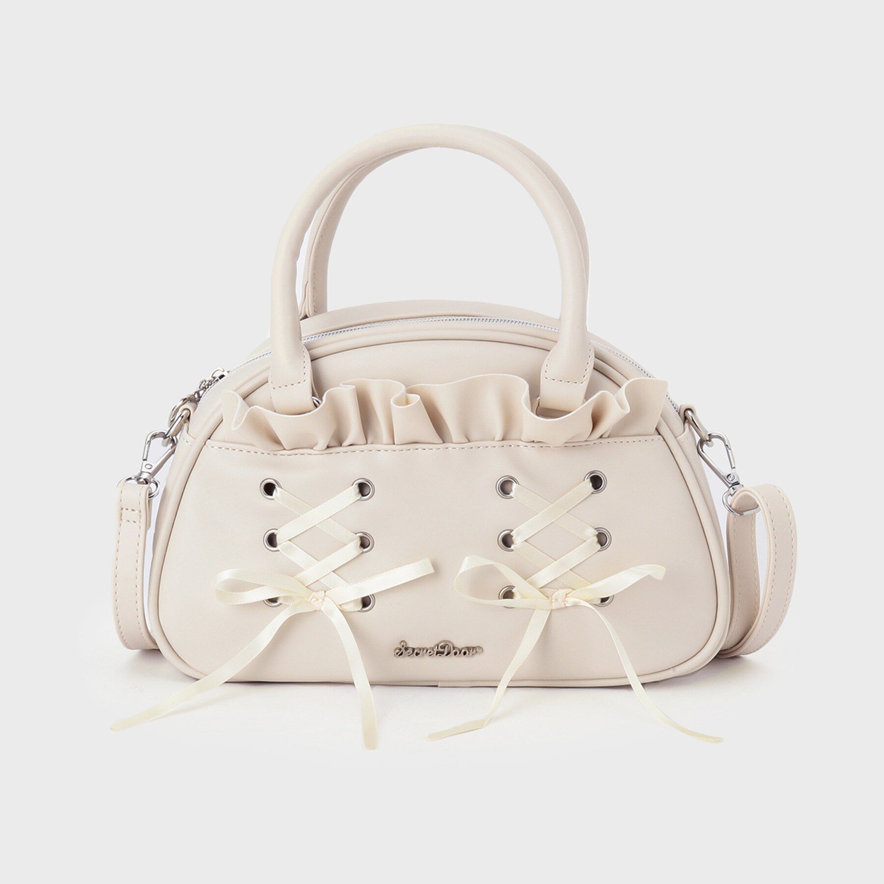 Ober Tashe「リボン使い2WAYショルダー」|ボストンバッグ|