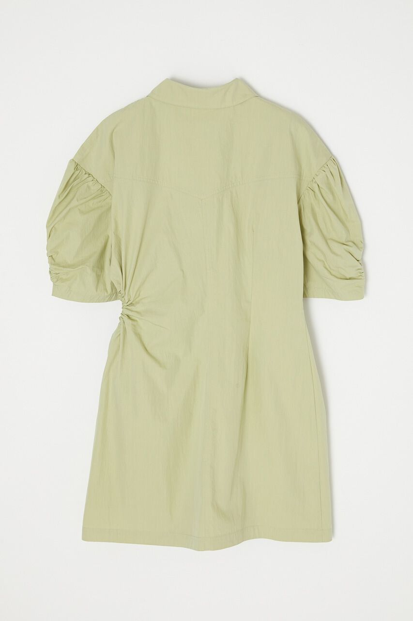 MOUSSY「SIDE OPEN SHIRT ミニドレス」|ワンピース|