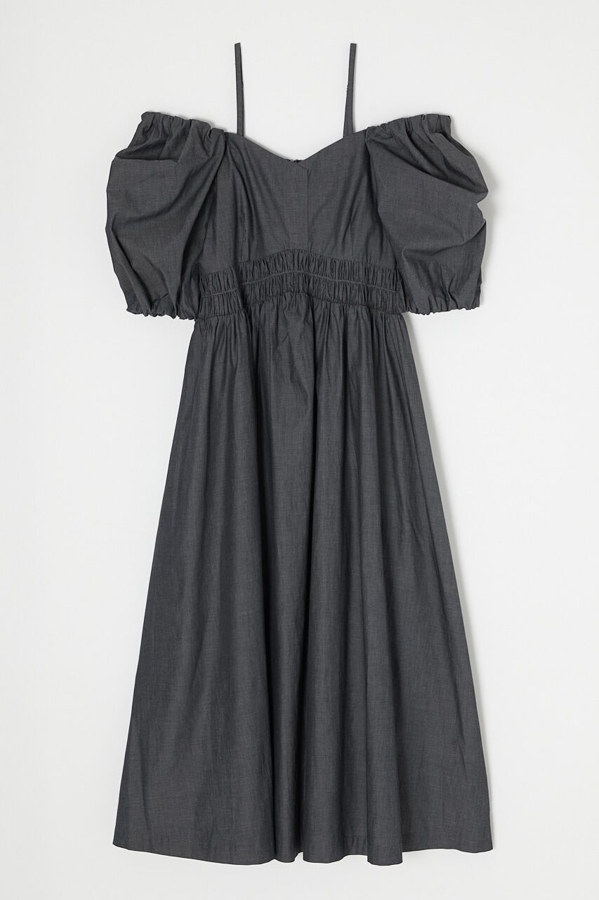 MOUSSY「2WAY BALLOON SLEEVE ドレス」|ワンピース|