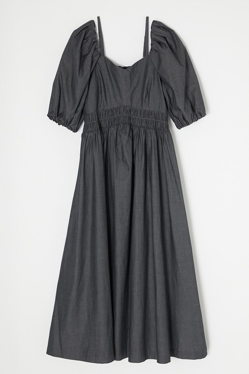 MOUSSY「2WAY BALLOON SLEEVE ドレス」|ワンピース|