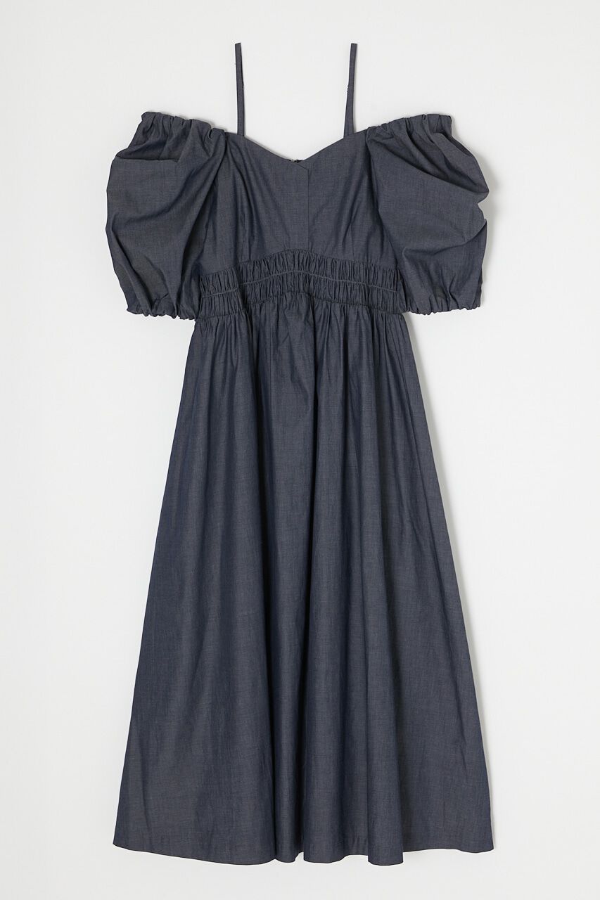 MOUSSY「2WAY BALLOON SLEEVE ドレス」|ワンピース|