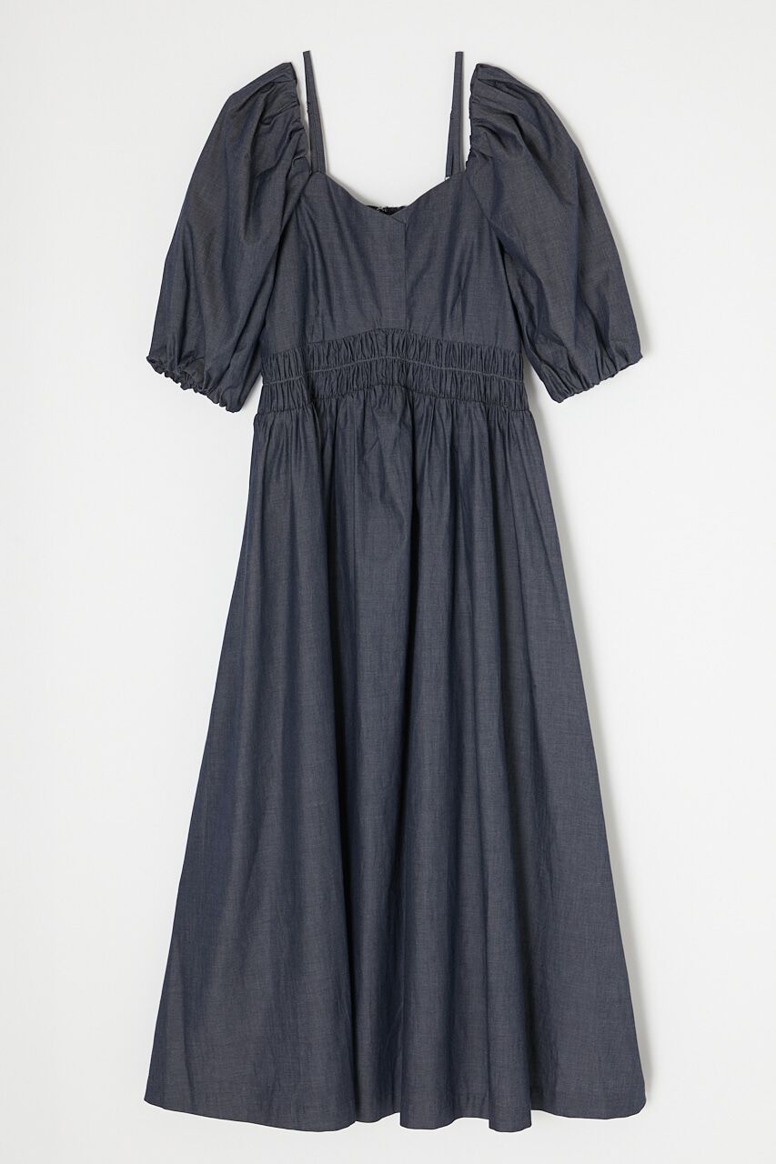 MOUSSY「2WAY BALLOON SLEEVE ドレス」|ワンピース|