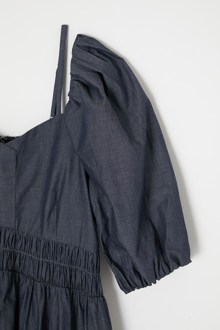 MOUSSY「2WAY BALLOON SLEEVE ドレス」|ワンピース|