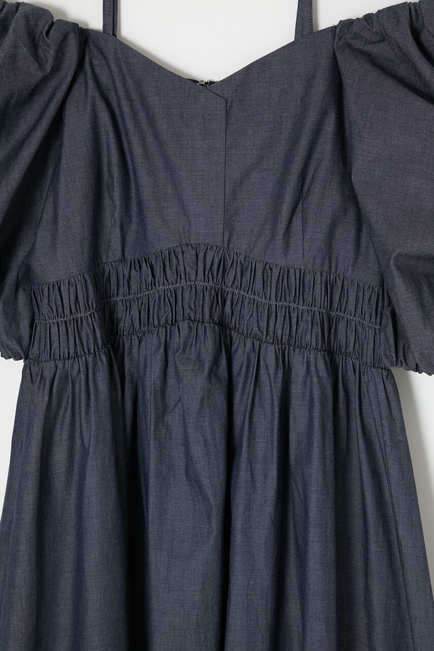 MOUSSY「2WAY BALLOON SLEEVE ドレス」|ワンピース|