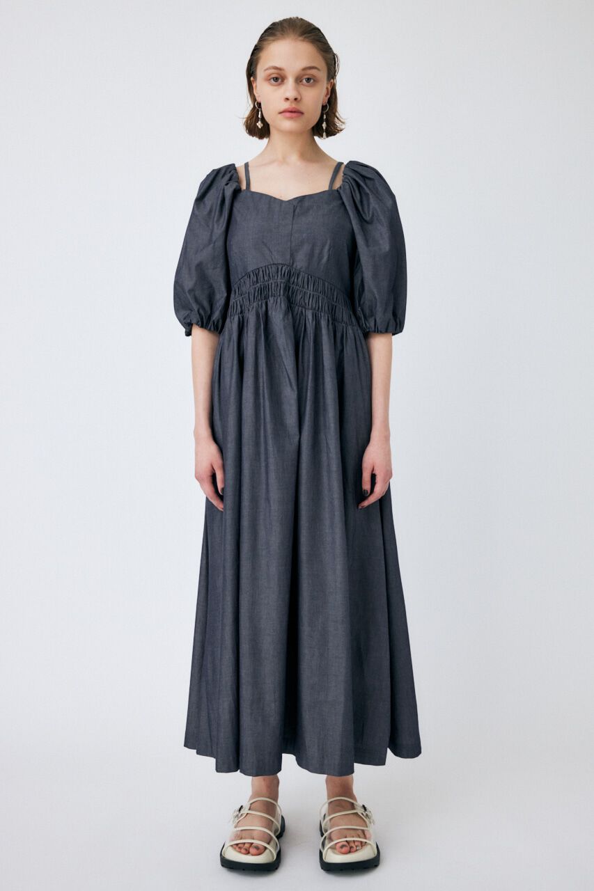 MOUSSY「2WAY BALLOON SLEEVE ドレス」|ワンピース|