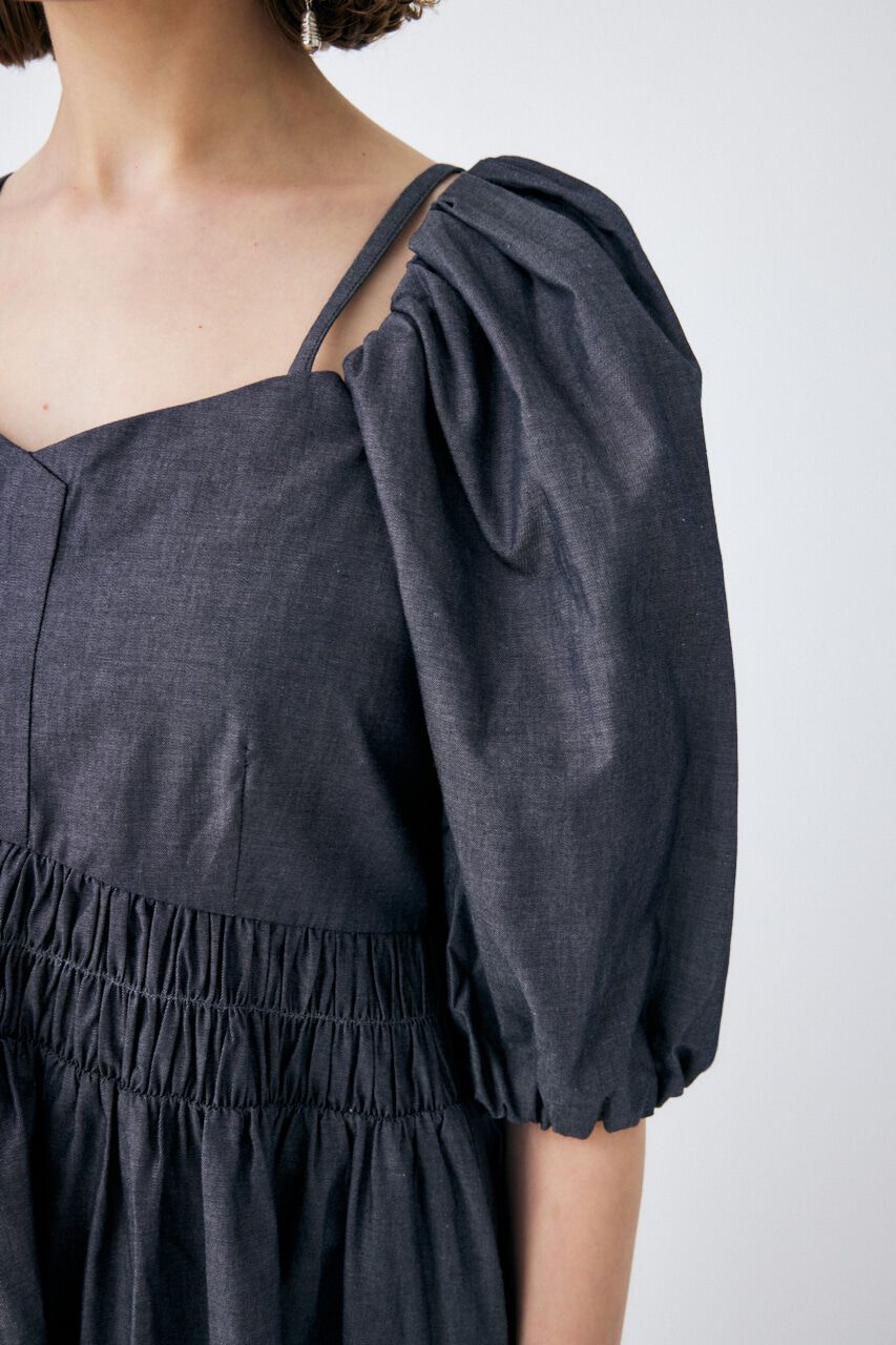 MOUSSY「2WAY BALLOON SLEEVE ドレス」|ワンピース|