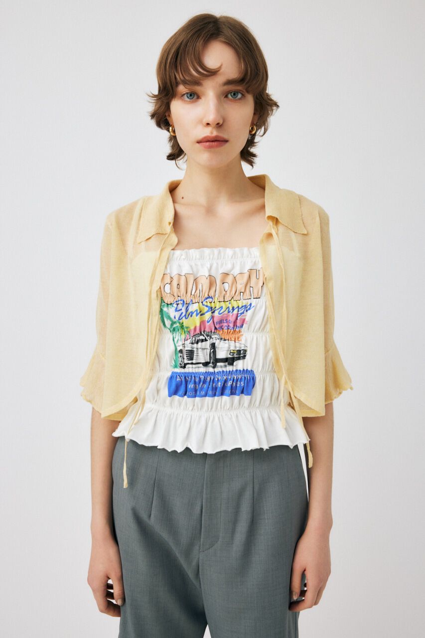 MOUSSY「SHORT SHIRT ボレロ」|シャツ・ブラウス|