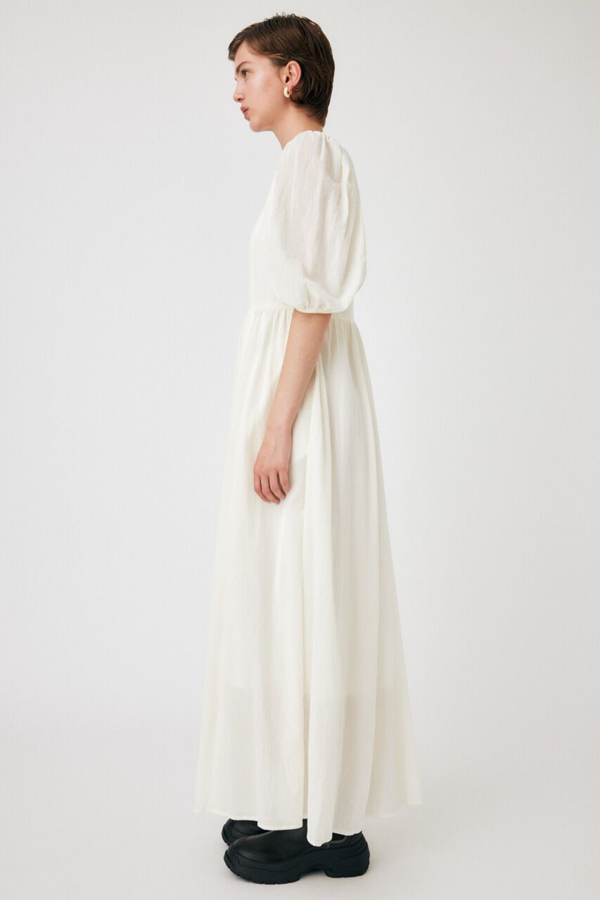 MOUSSY「PUFF SLEEVE CRAPE ドレス」|ワンピース|