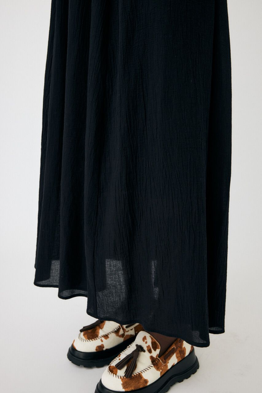 MOUSSY「PUFF SLEEVE CRAPE ドレス」|ワンピース|