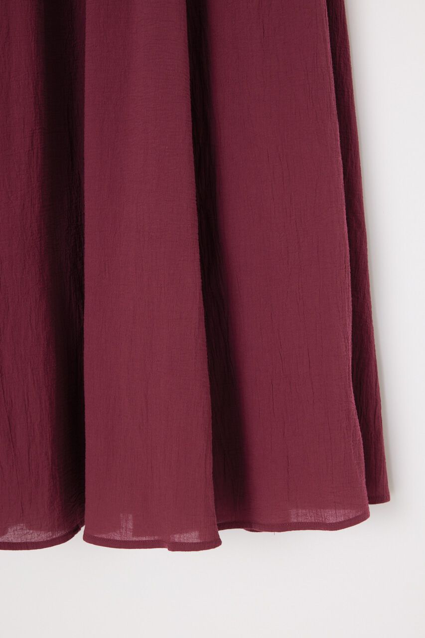 MOUSSY「PUFF SLEEVE CRAPE ドレス」|ワンピース|