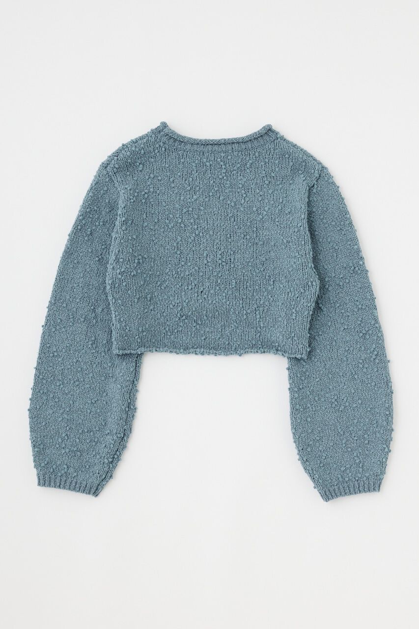 MOUSSY「WIDE SLEEVE CROPPED ニット」|ニット・セーター|
