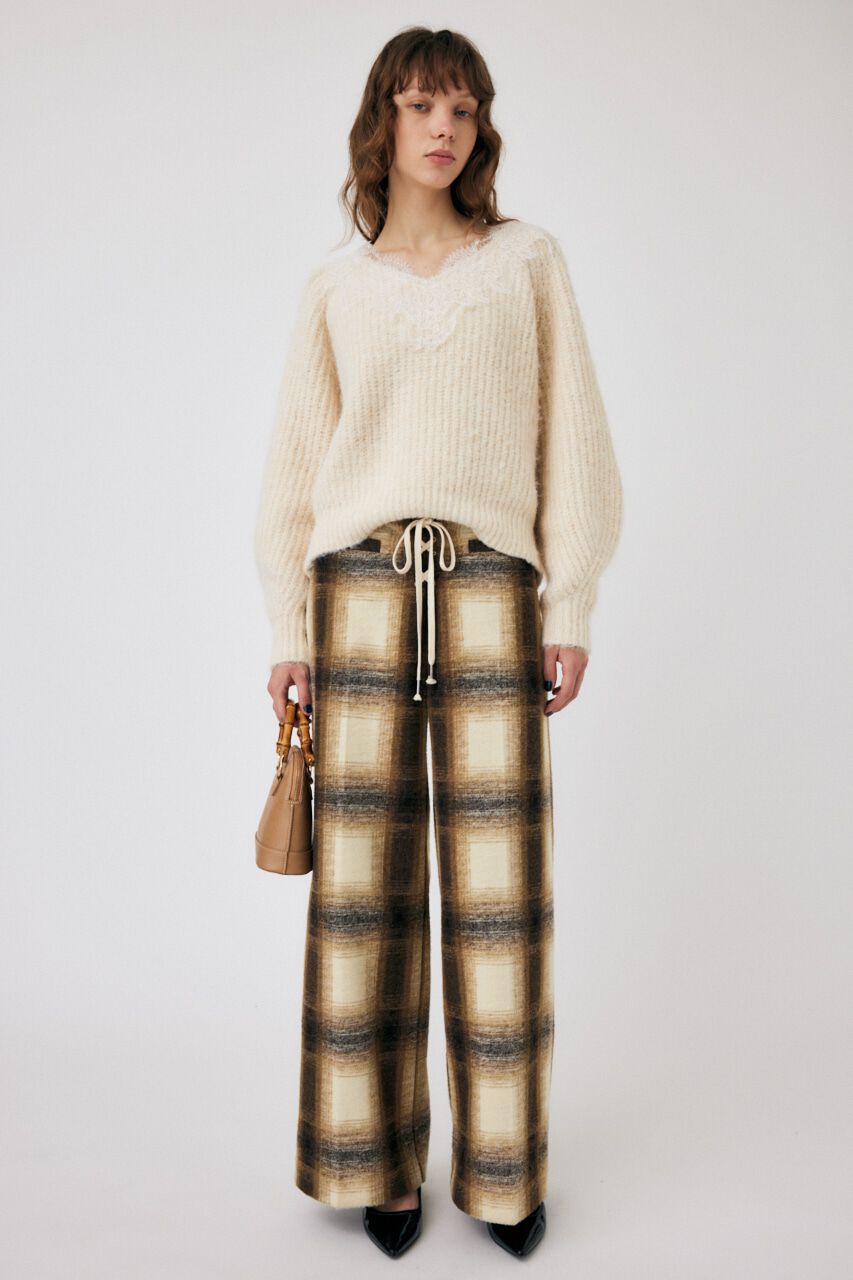 MOUSSY「FRONT LACE-UP WIDE パンツ」|その他|