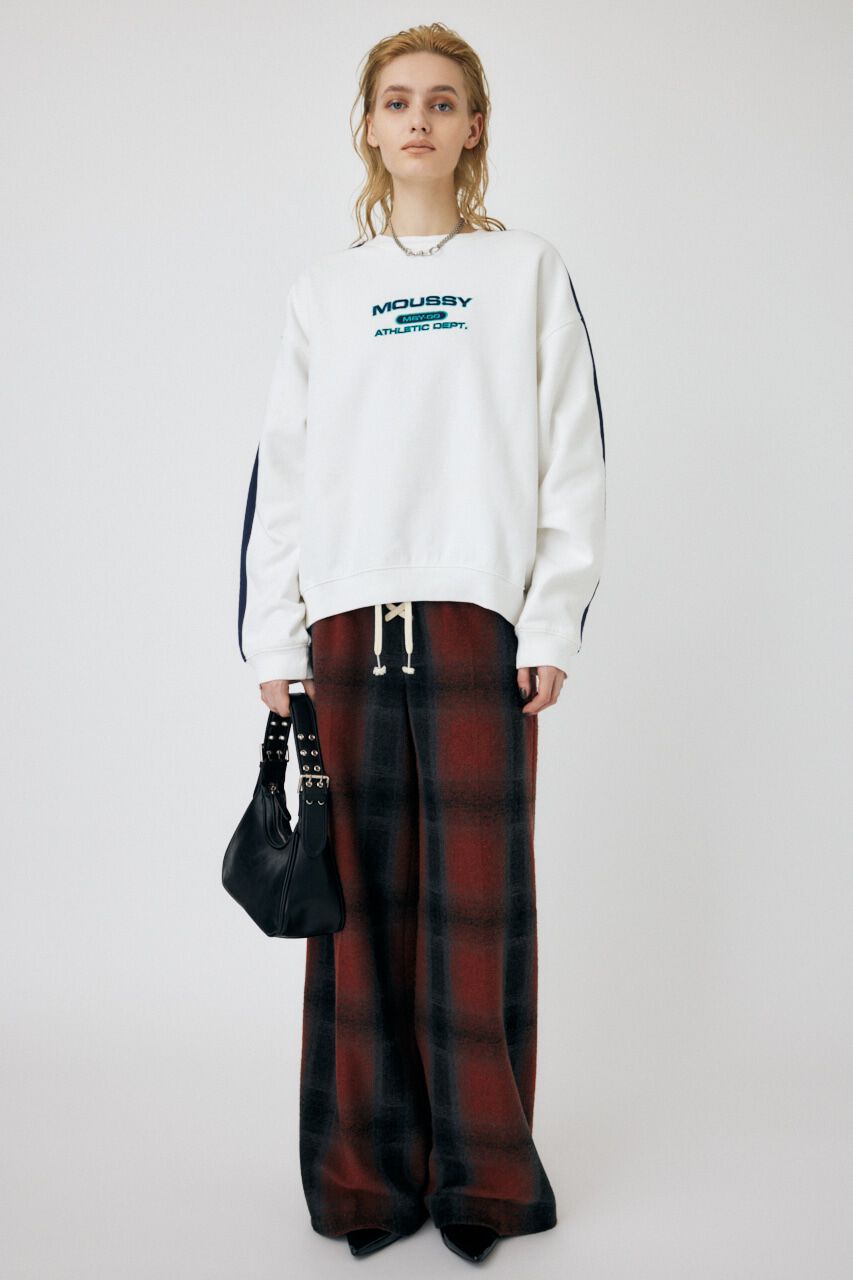 MOUSSY「FRONT LACE-UP WIDE パンツ」|その他|柄RED5