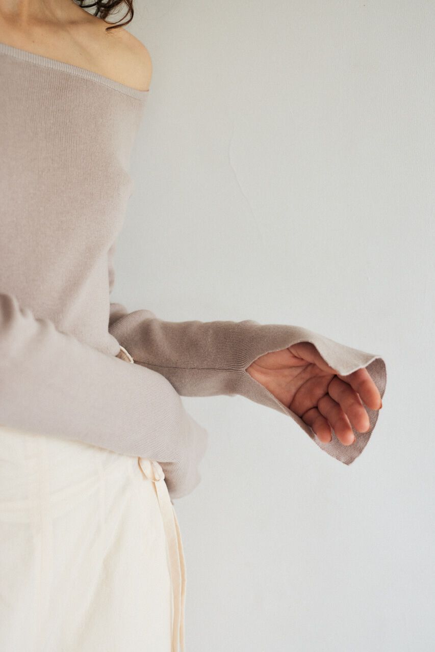 MOUSSY「オフショルダー ニット」|ニット・セーター|