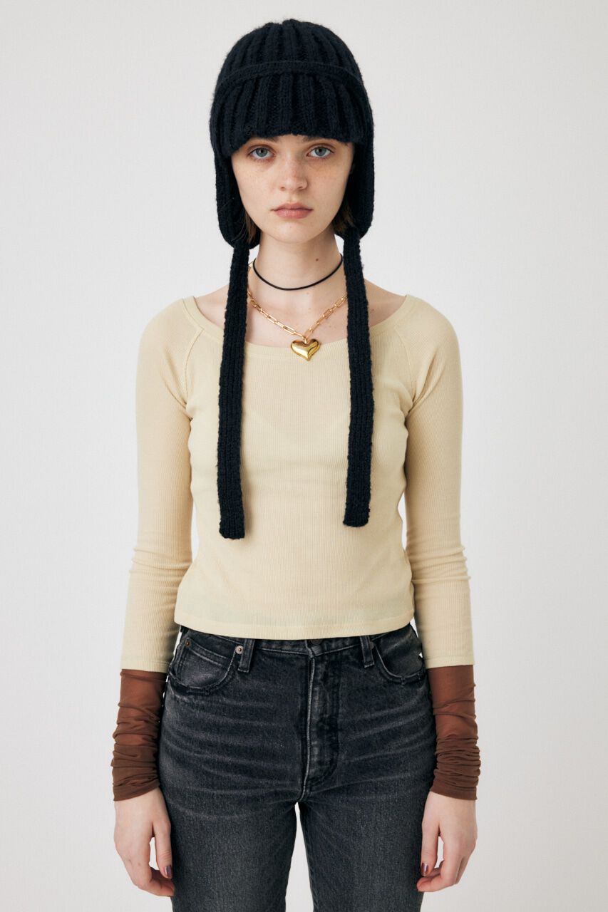 MOUSSY「COLOR BLOCK DOUBLE LAYER LSTシャツ」|Tシャツ・カットソー|