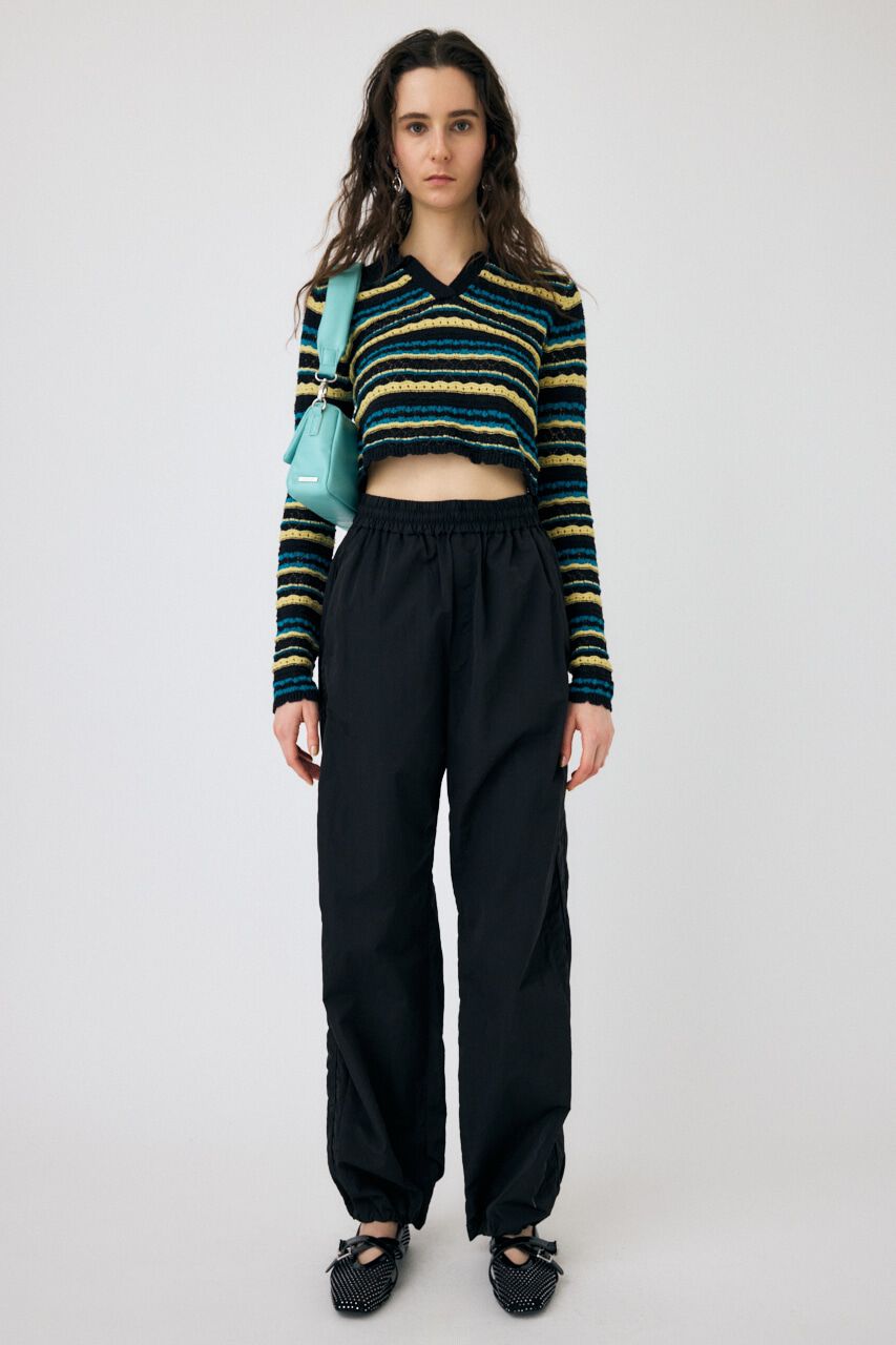 MOUSSY「CODE NYLON パンツ」|その他|BLK