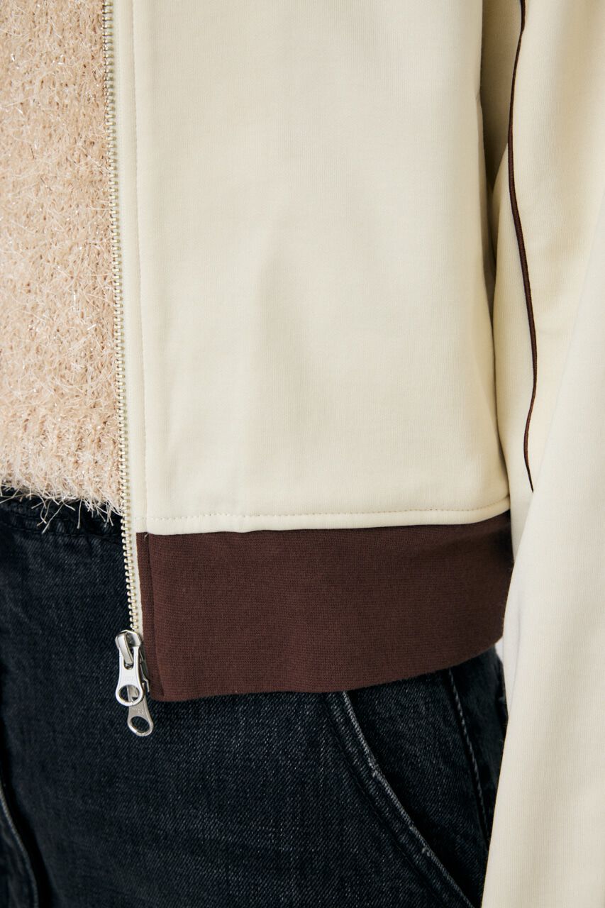 MOUSSY「PIPING TRACK ジャケット」|ブルゾン・スタジャン|