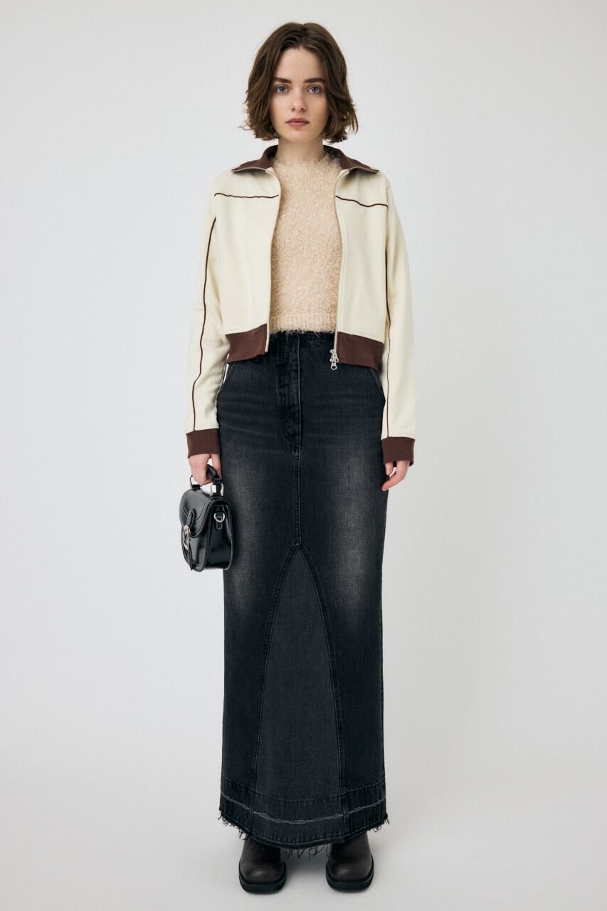 MOUSSY「PIPING TRACK ジャケット」|ブルゾン・スタジャン|