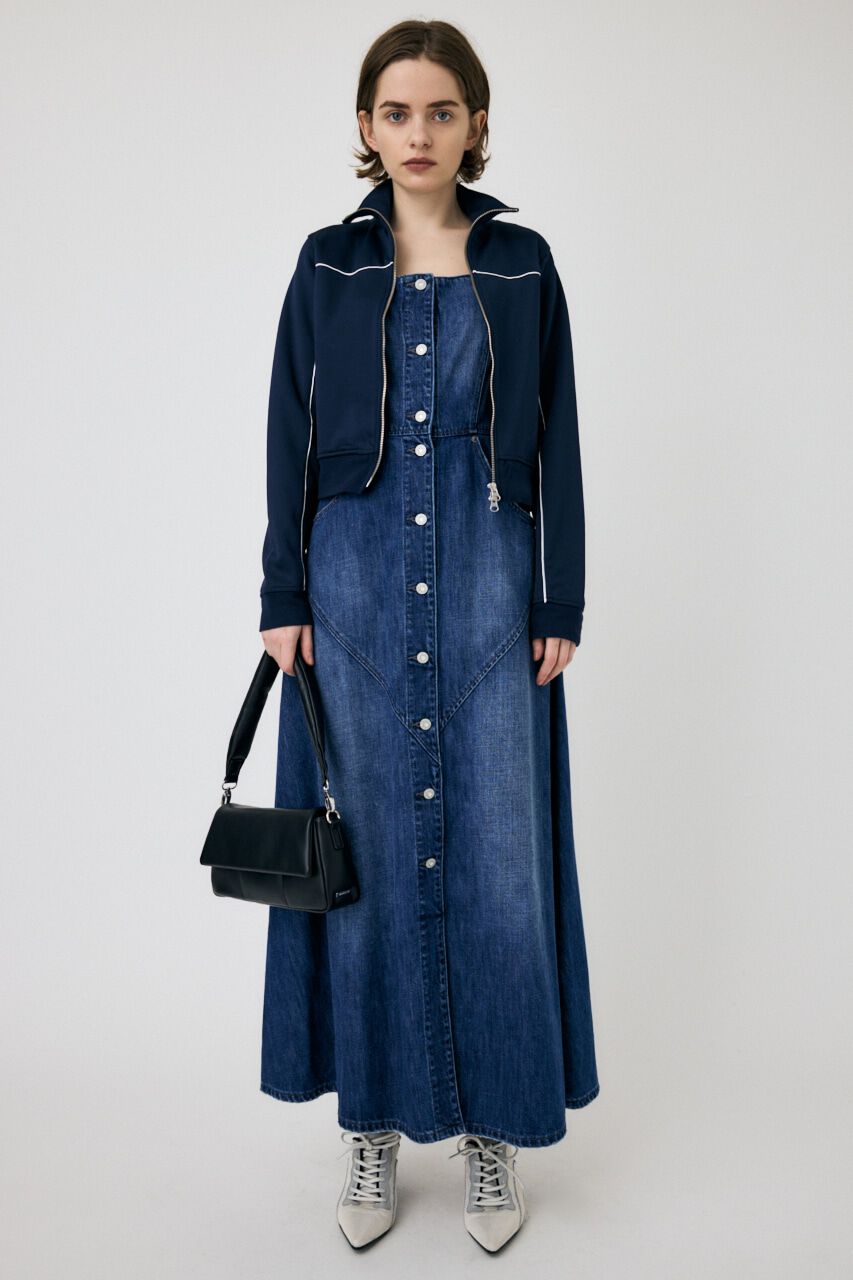 MOUSSY「PIPING TRACK ジャケット」|ブルゾン・スタジャン|