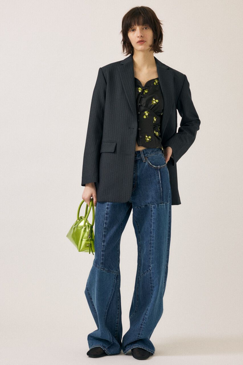 MOUSSY「JW PATCHWORK BAGGY」|デニム|