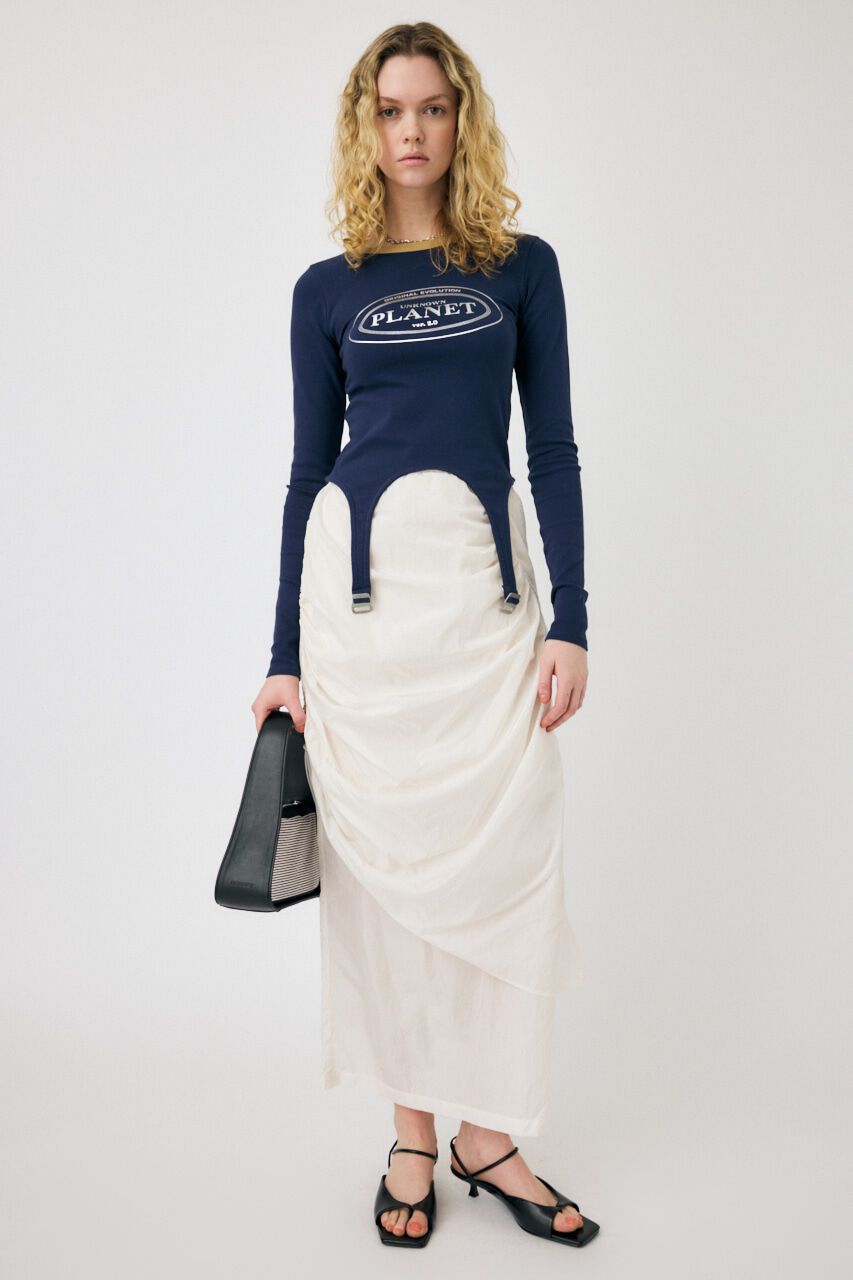 MOUSSY「DRAWSTRING GATHER スカート」|スカート|