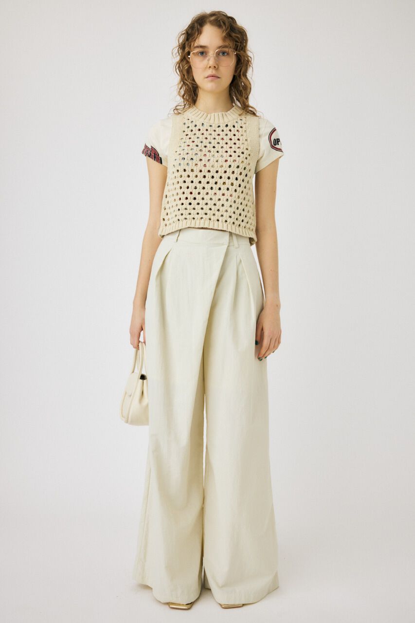 MOUSSY「CROCHET ニットタンク」|タンクトップ|